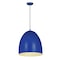 Z-Lite Z Studio Dome Pendant 3 Light Pendant, Blue 6012P19-BLU - alternate 2